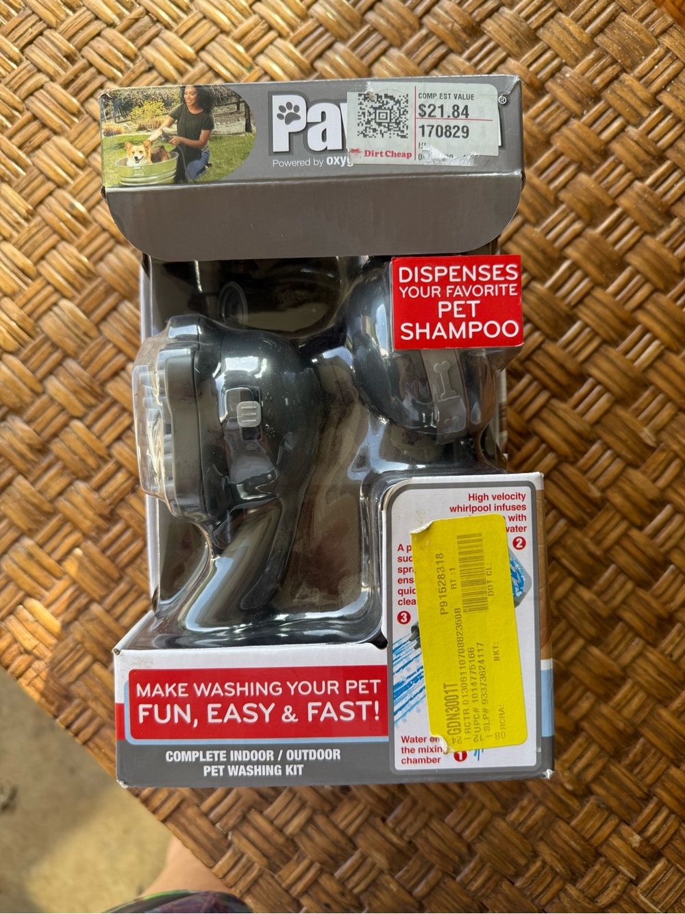 Oxygenics PawSpa Shampooch Handheld Pet Washer